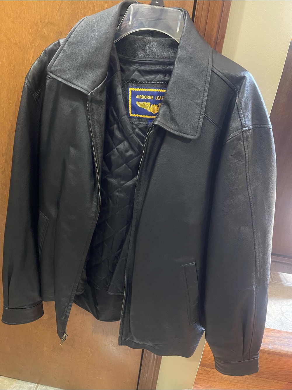 Men's Black Quilted Leather Jacket